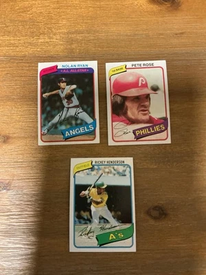 1980 topps baseball complete set Near Mint- Mint High Grade Set. Henderson RC - Image 1 of 4