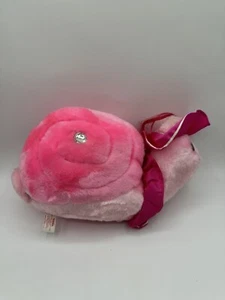 Vintage 1985 Tonka Keypers Pink Snail Plush With Pocket No Key - Picture 1 of 14