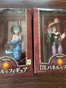 CAPCOM Vampire Savior Darkstalkers Lilith Morrigan DX Panel Figure Lot of 2 - Picture 1 of 4