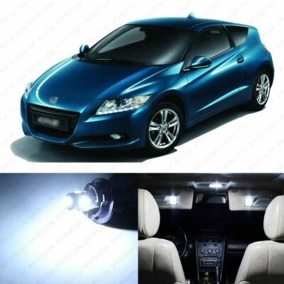 11 x White LED Interior Lights Package For 2011 - 2012 Honda CR-Z CRZ + PRY TOOL - Image 1 of 4