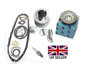 LAMBRETTA 185 cc 190 cc  64.00MM ALLOY POLISH PORT SWP PERFORMANCE CYLINDER KIT - Picture 1 of 2