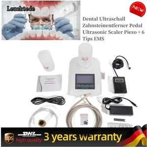 Dental Ultraschall Zahnsteinentferner Pedal Ultrasonic Scaler Piezo + 6 Tips EMS - Bild 1 von 15