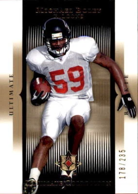 2005 Ultimate Collection #134 Michael Boley RC #178/235 (ref 16677) - Image 1 of 2