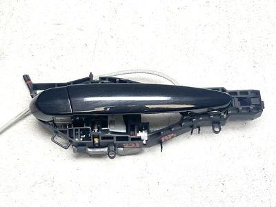 BMW 320i 328i F30 2013-2016 manija de puerta exterior pasajero trasero derecho negro OEM Foto 1 de 4