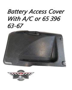 63-67 Corvette Battery Access Cover With Air Conditioning or 65 396 - Imagen 1 de 9