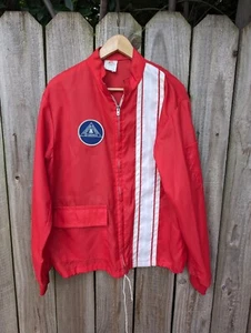 Vintage Great Lakes Jacket Telephone Pioneers of America Medium Red 1970s - Picture 1 of 11