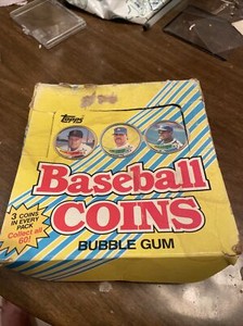 1989 Topps Baseball Coins Box of 29 Unopened Packs - 3 Coins Per Pack