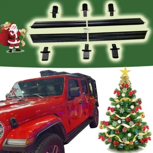 4PCS Aluminum Running Board fits for Jeep Wrangler Jk 4D 2007-2017 Side Steps - Picture 1 of 22