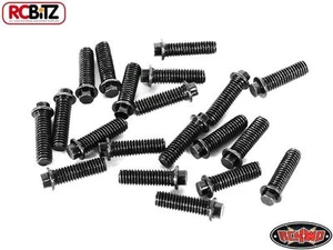 RC4WD Bulloni esazionali in miniatura scala 20 (M3 x 10 mm) NERO Z-S0692 dettaglio scaler bullone - Foto 1 di 2