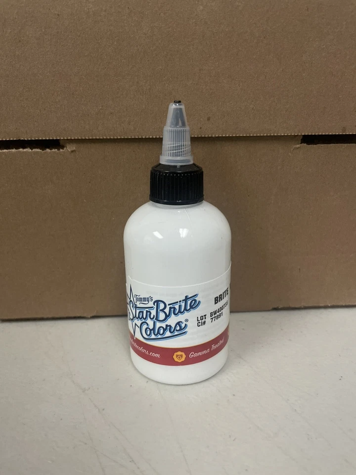 StarBrite Colors Sterilized Tattoo Ink Brite White 4 oz - Image 1 of 1