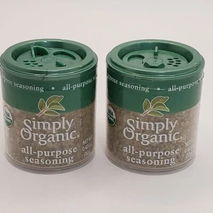 2 Pack Simply Organic All Purpose Seasoning 0.42oz - Picture 1 of 7