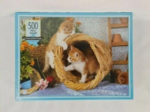 New - Kittens Double Trouble Jigsaw Puzzle Leanne Giblett Denys Pet Portraits - Imagen 1 de 6