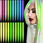 20 Pcs Glow in the Dark Hair Extensions Clip Luminous Colored Hairpieces Party R