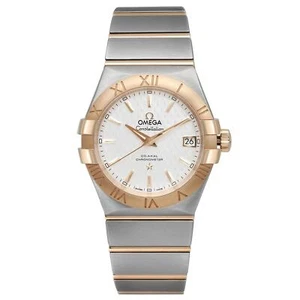 Omega Constellation 18K Yellow Gold Siver Dial Unisex Watch 123.20.35.20.02.006 - Picture 1 of 6