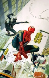 Póster Alemán Julian Totino Spider-Man-Geddon #0 Impreso Mundo Artista Cuello de Botella - Imagen 1 de 4