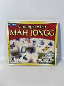 Championship Mah Jongg PC CD-ROm Mahjong Puzzle Computer Games 2009 Cosmi - Picture 1 of 3