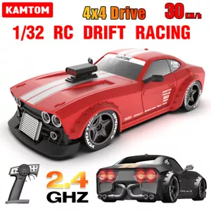 Kamtom Drifting 4WD 1/32 ESP Giroscopio 2.4G Alta Velocità Drift Telecomando Auto da Corsa - Foto 1 di 26