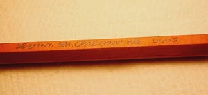 "LYRA ¥ ORLORO ¥ 9403" Rote Zeder sieht größer aus über Sechskant üblicher unbenutzter Bleistift - Bild 1 von 11