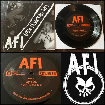 AFI Eddie Picnic’s All Wet EP 7" Vinyl-Tiger Army Son Of Sam Bad Religion Rancid Foto 1 de 4