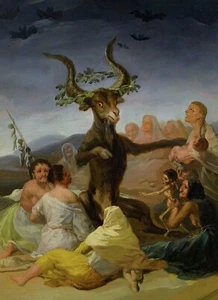Giclee Oil Painting Witches' Sabbath by Francisco de Goya - Picture 1 of 2