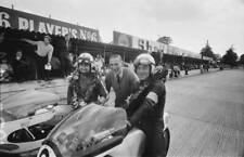 British motorcycle road racers Paul Smart and Ron Chandler pictured - Old Photo