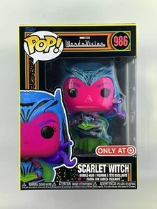 Funko Pop! Wanda Vision - Bruja Escarlata (Blacklight) #986 Target Exclusivo Pop - Imagen 1 de 7