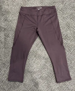 Forever 21 Leggings Womens Size L purple Stretch Lightweight High Rise (EUC) - Picture 1 of 6