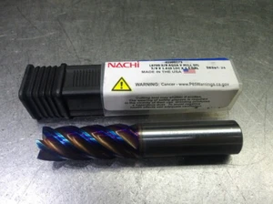 Nachi 5/8" 5 Flauta Carburo SQ Endmill 5/8" Vástago 5/8x1.625 LOCx3.5OAL (LOC982A) - Imagen 1 de 4