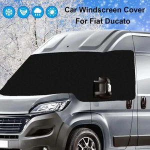 Fiat Ducato Front Window Screen Cover Out Blind Wrap Frost Protection Curtain - Picture 1 of 9