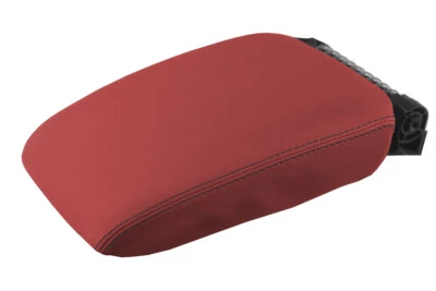 Se adapta a Volkswagen EOS 2007-2015 PVC consola tapa reposabrazos cubierta rojo negro puntada Foto 1 de 4