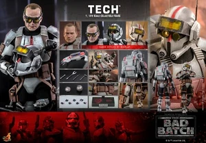 Star Wars The Bad Batch Tech 1/6 Figur Hot Toys 31 cm PVC TMS098 OVP Neuware - Bild 1 von 24