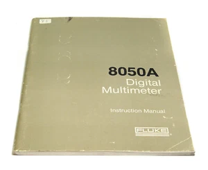 Fluke 8050A Multimetro digitale manuale di istruzioni, funzionamento e assistenza - Foto 1 di 4