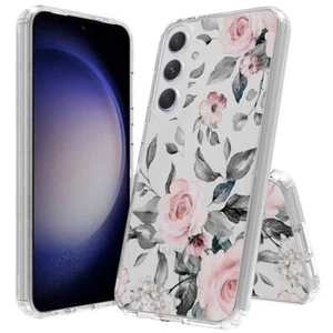 Fusion Shield Tough Snap-on Case for Samsung Galaxy S23 FE - Pink Roses - Picture 1 of 1