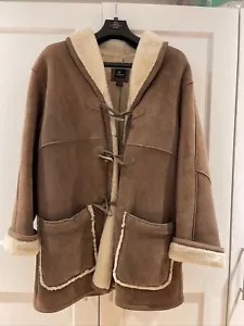 Sheepskin/Shearling Coat Lizsport Size M , Made In Turkey - Picture 1 of 9