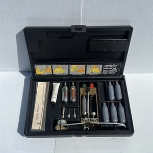 Vintage MICROFLAME Deluxe Gasschweißbrenner Set Lötzinn + Metallschmiedeei - Bild 1 von 4