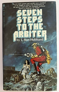 SEVEN STEPS TO THE ARBITER L. Ron Hubbard (MB, 1975) Vintage Pulp Sci-Fi VG+ - Picture 1 of 7
