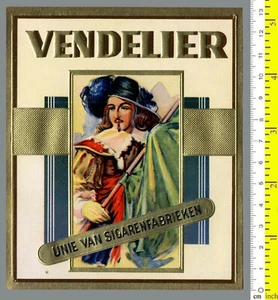 #4037 Very old tobacco-label VENDELIER. Original. - Picture 1 of 1