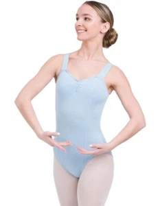 Ropa de baile de leotardo sin mangas princesa Capezio para mujer CC202, azul claro, talla XS - Imagen 1 de 15