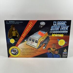 1996 Classic Star Trek Galileo Shuttlecraft w/Captain Kirk Figure Sealed 006958