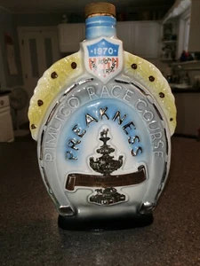 JIM Beam Pimlico Race Course, 1970 100th Anniversary Woodland Vase Regal China - Picture 1 of 4