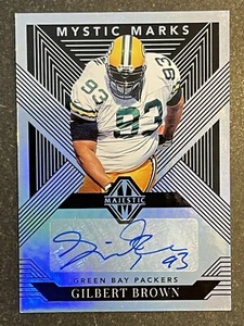 2019 Panini Majestic Gilbert Brown Auto /10 - Picture 1 of 2