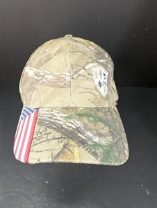 Fishing Soul of Adventure Men Camo Realtree Xtra Adjustable Strap Back Cap Hat - Picture 1 of 9