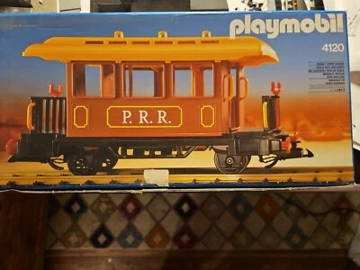 PLAYMOBIL 4120 Western Train PRR Passenger Coach Wagon Excellent Cond  - Image 1 of 2