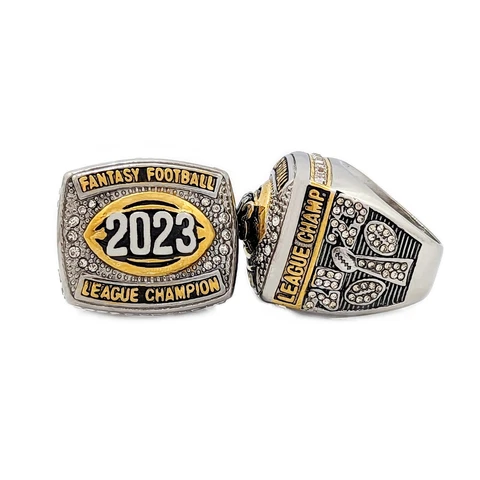 2023 Fantasy Football Ring FFL Championship Ring Clear Ring Display Stand & Case Cover