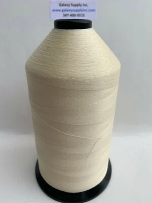 AMERICAN & EFIRD LLC ( Cream Color ) TEX 70 Bonded Nylon # 69 Thread , 16oz. - Image 1 of 4
