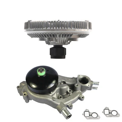 Engine Water Pump & Fan Clutch Fits 2007-16 Chevrolet GMC Express Silverado 1500 - Image 1 of 4