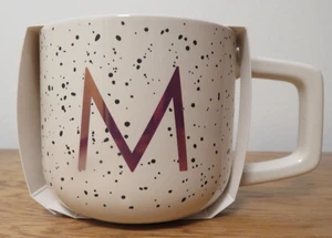 Thyme & Table Ceramic Mug M Monogram Mug 13.5 oz. Durable Stoneware NWT - Bild 1 von 7