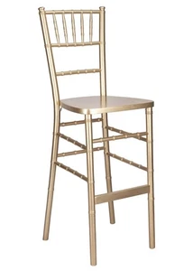 Sparkling Gold Champagne ToughWood™ Barstool by Chivari - Picture 1 of 11