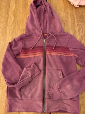 Aviator нации 5 полоски розовый полный молнии толстовка с капюшоном женщин размер маленький - Изображение 1 из 4