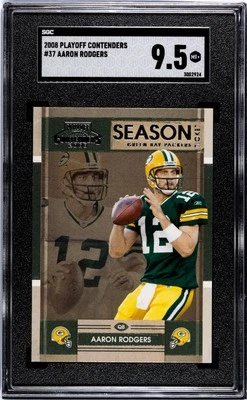 2008 Playoff Contenders Aaron Rodgers #37 SGC 9.5 - Image 1 of 2